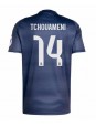 Billige Real Madrid Aurelien Tchouameni #14 Bortedrakt 2025-26 Kortermet